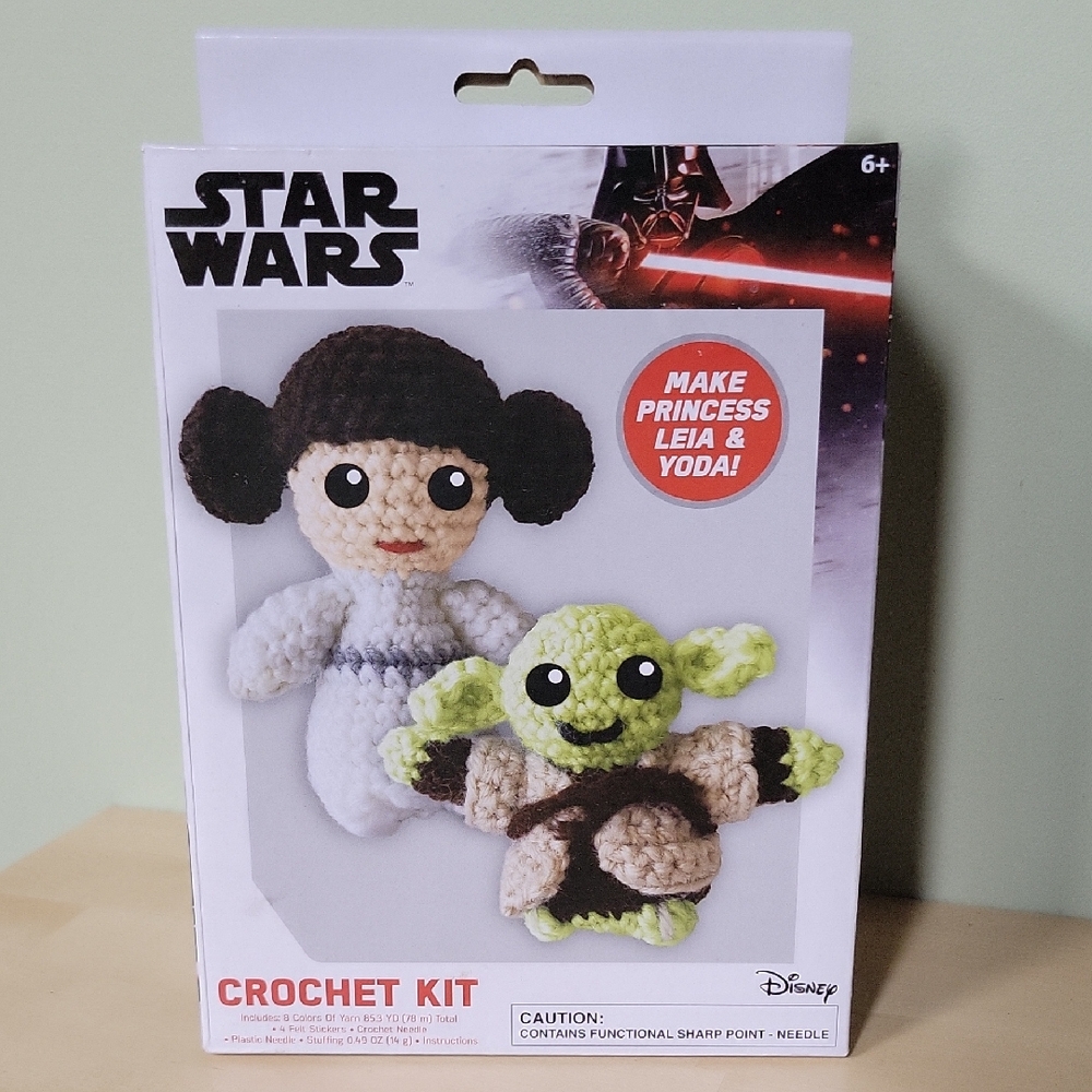 Star Wars Princess Leia & Yoda Crochet Kit